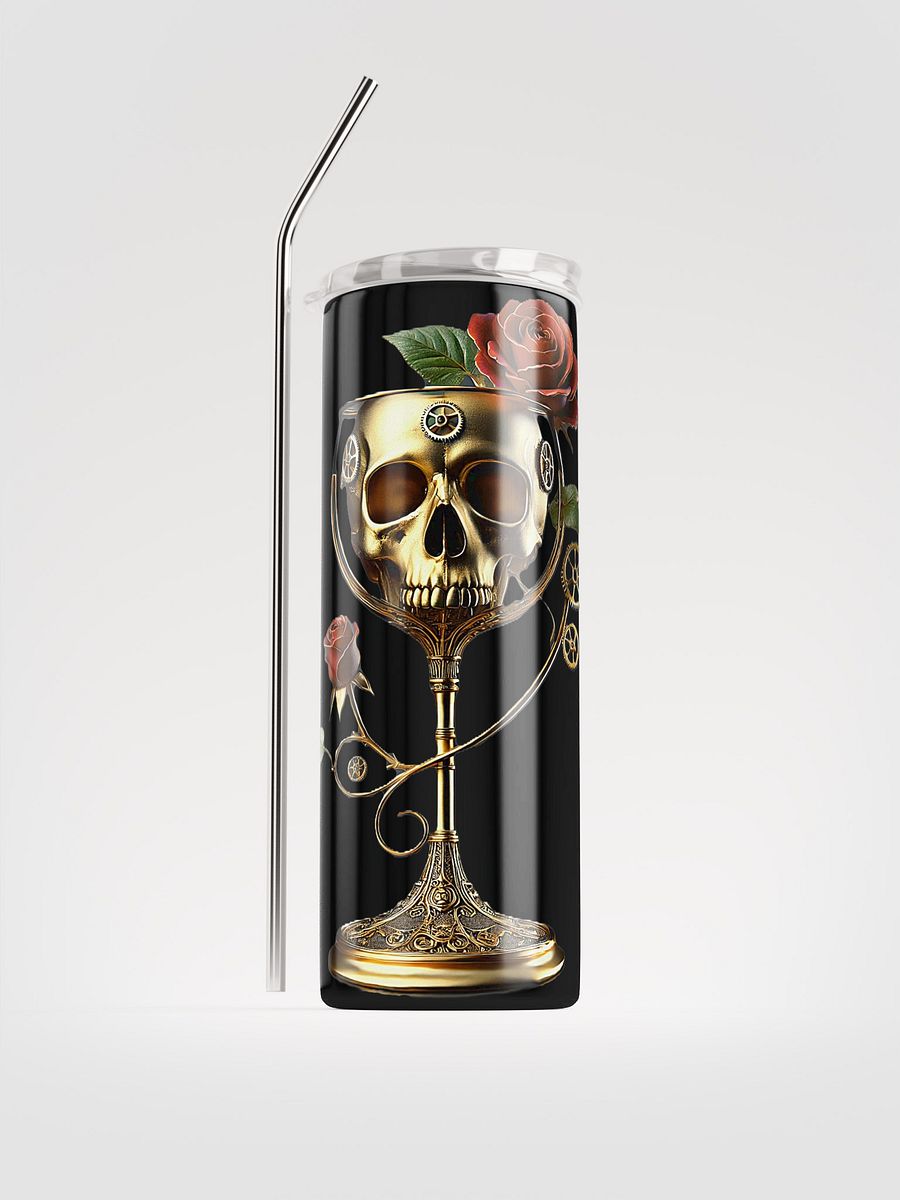 Skull, Wine & Roses Tumbler product image (1)