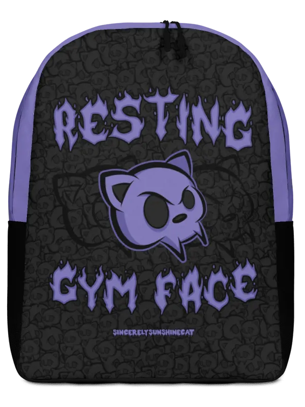 Resting Gym Face Backpack product image (1)