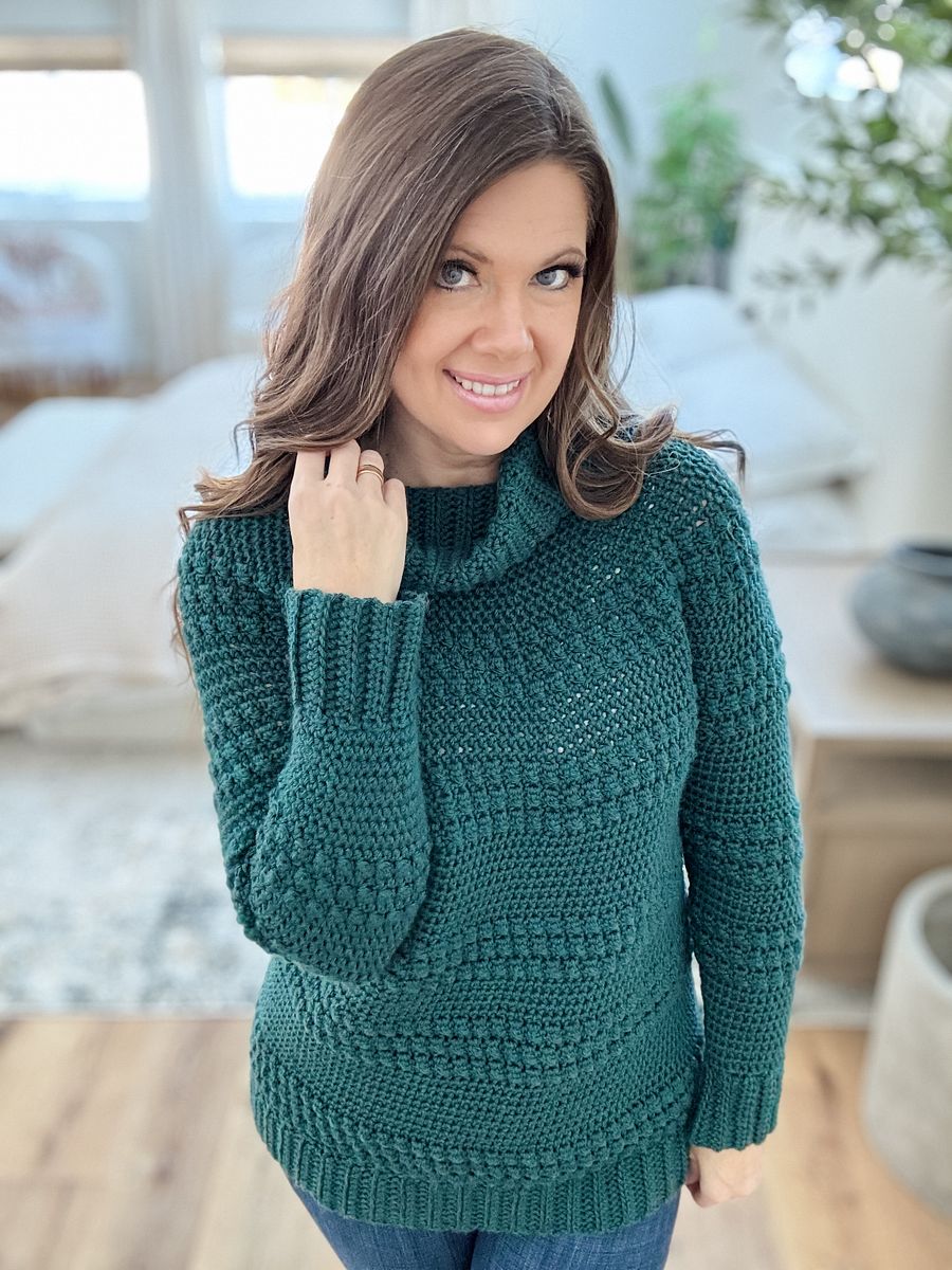Cranberry Biscotti Sweater Crochet Pattern product image (5)