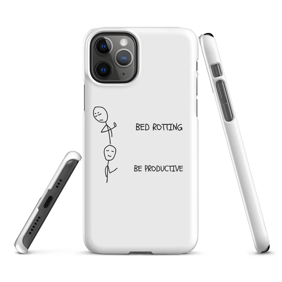 Bed Rotting vs Be Productive iPhone® Snap Case product image (3)