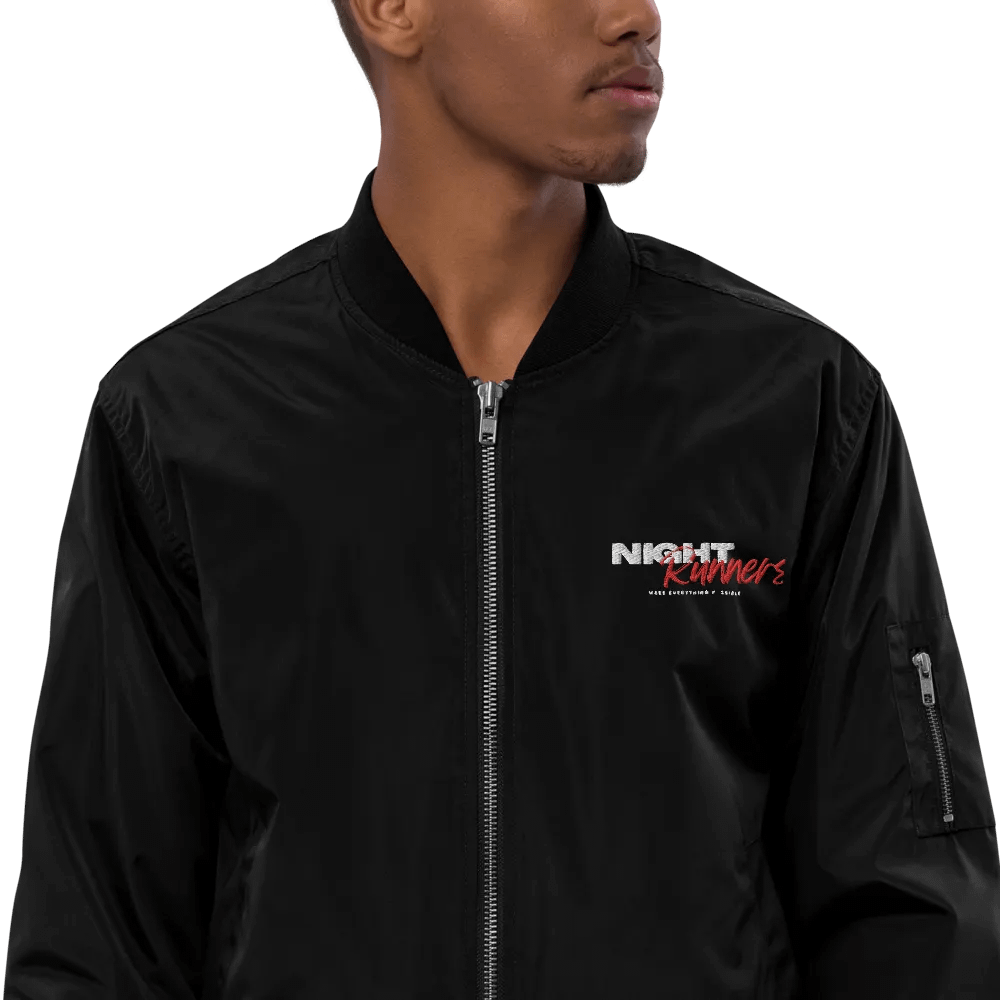 Night Runners Leather Bomber V1 product image (1)