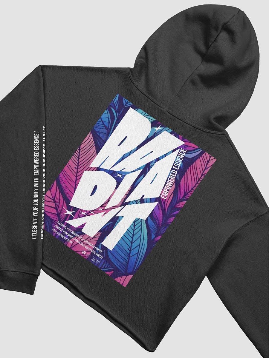 Empowered Essence: A Celebration of Self-Love: Fleece Crop Hoodie product image (4)
