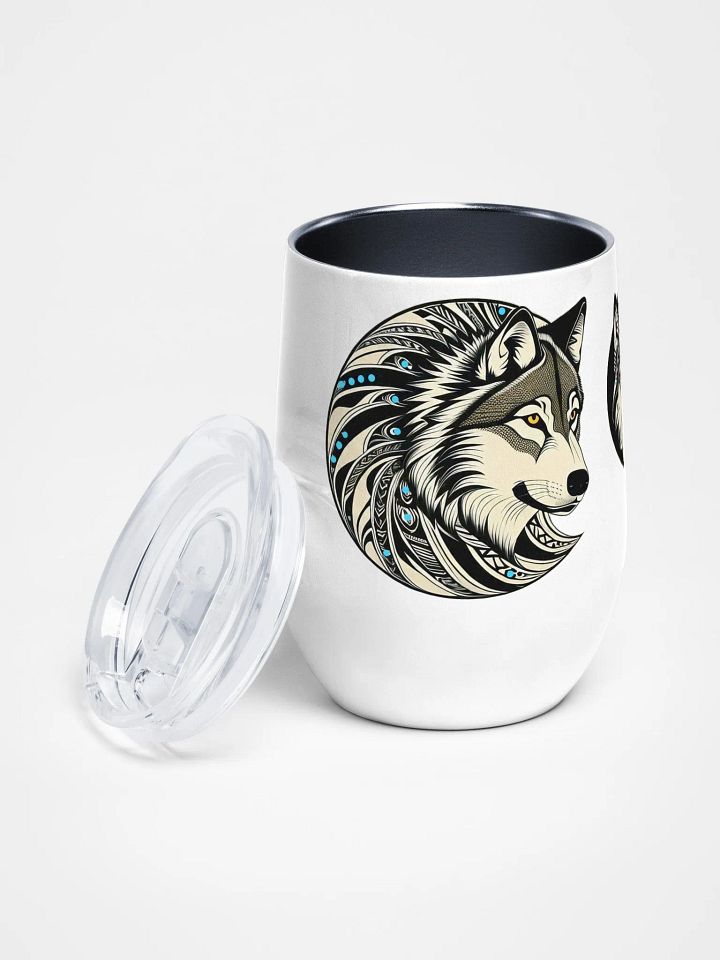 Timber Wolf Wine Tumbler product image (2)