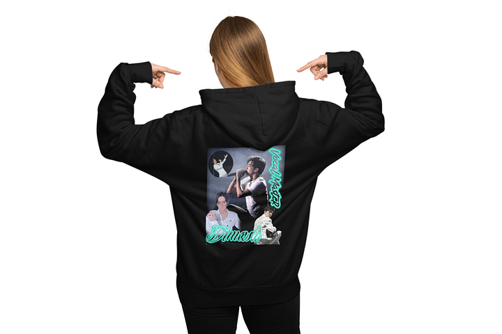 Singer From Kazakhstan Zippered Gildan Unisex Hoodie product image (2)