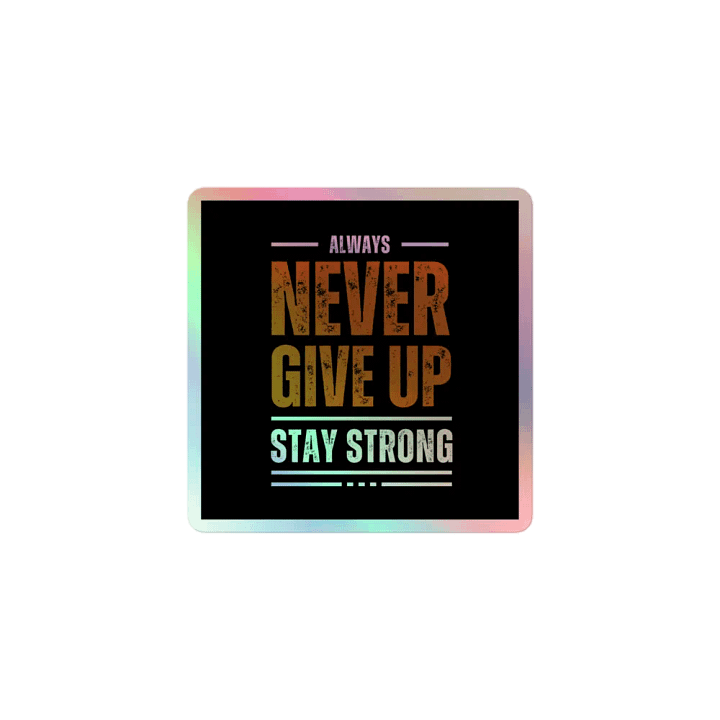 Never Quit Stickers product image (2)
