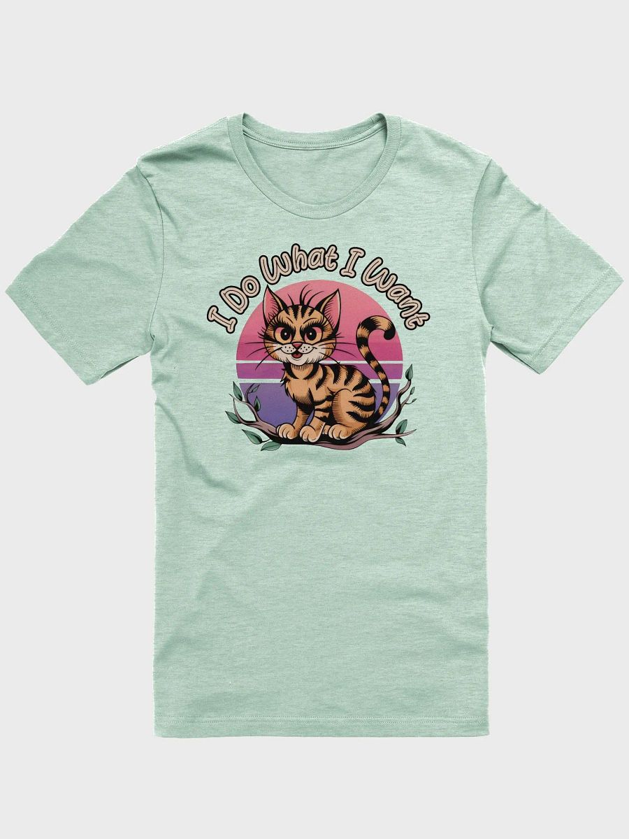 Mischievous Cat 'I Do What I Want' T-Shirt product image (27)