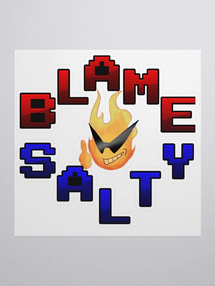 Blame Salty Sticker product image (1)