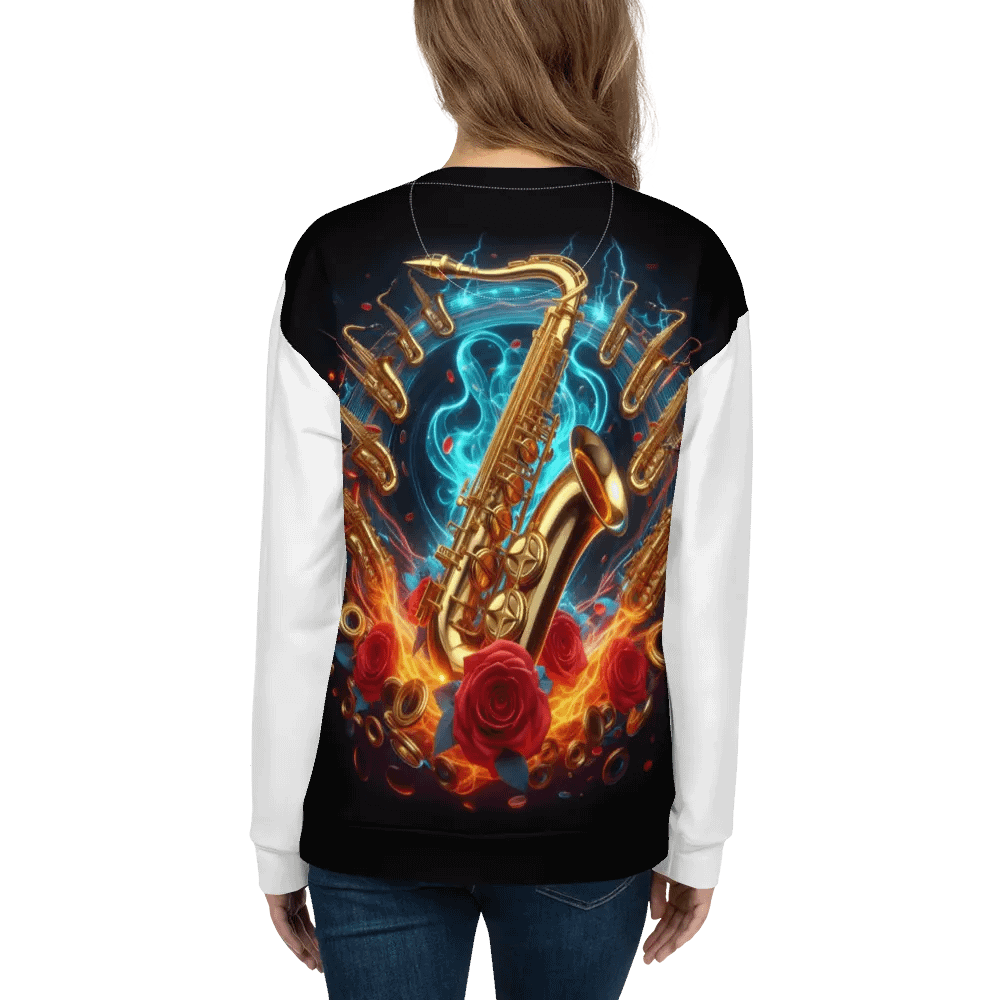 Golden Saxophone Serenade - Unisex Sweatshirt #28 product image (5)