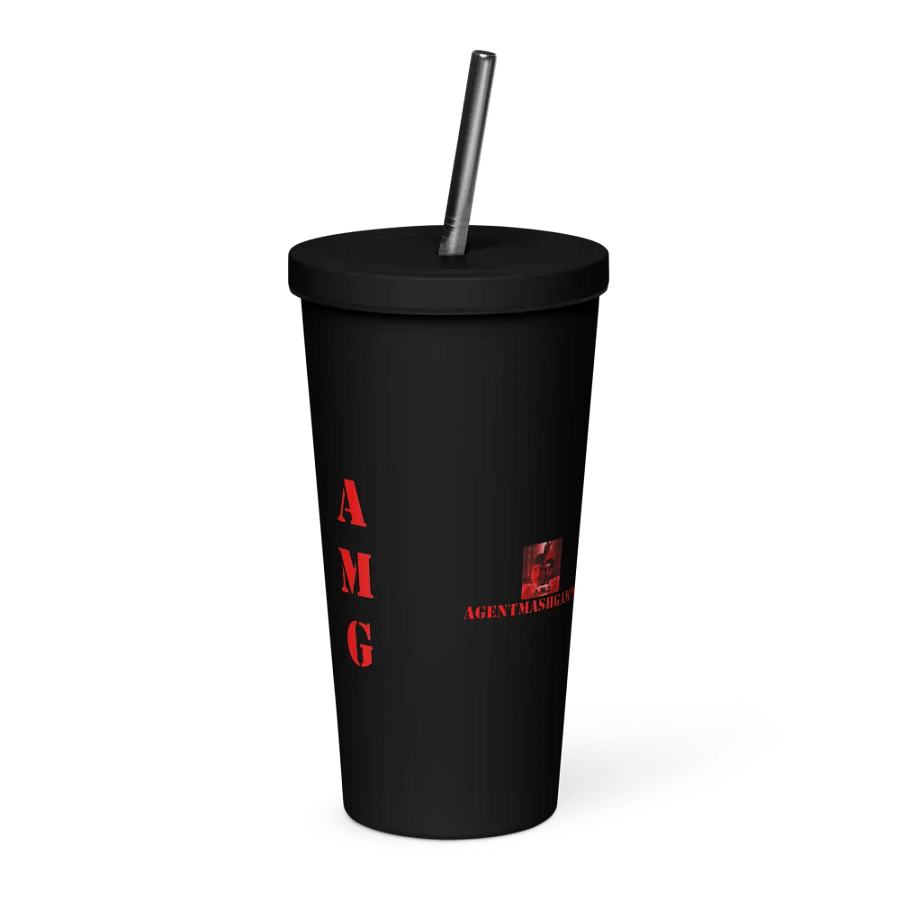 AgentMashGaming Insulated Tumbler with a Straw product image (8)