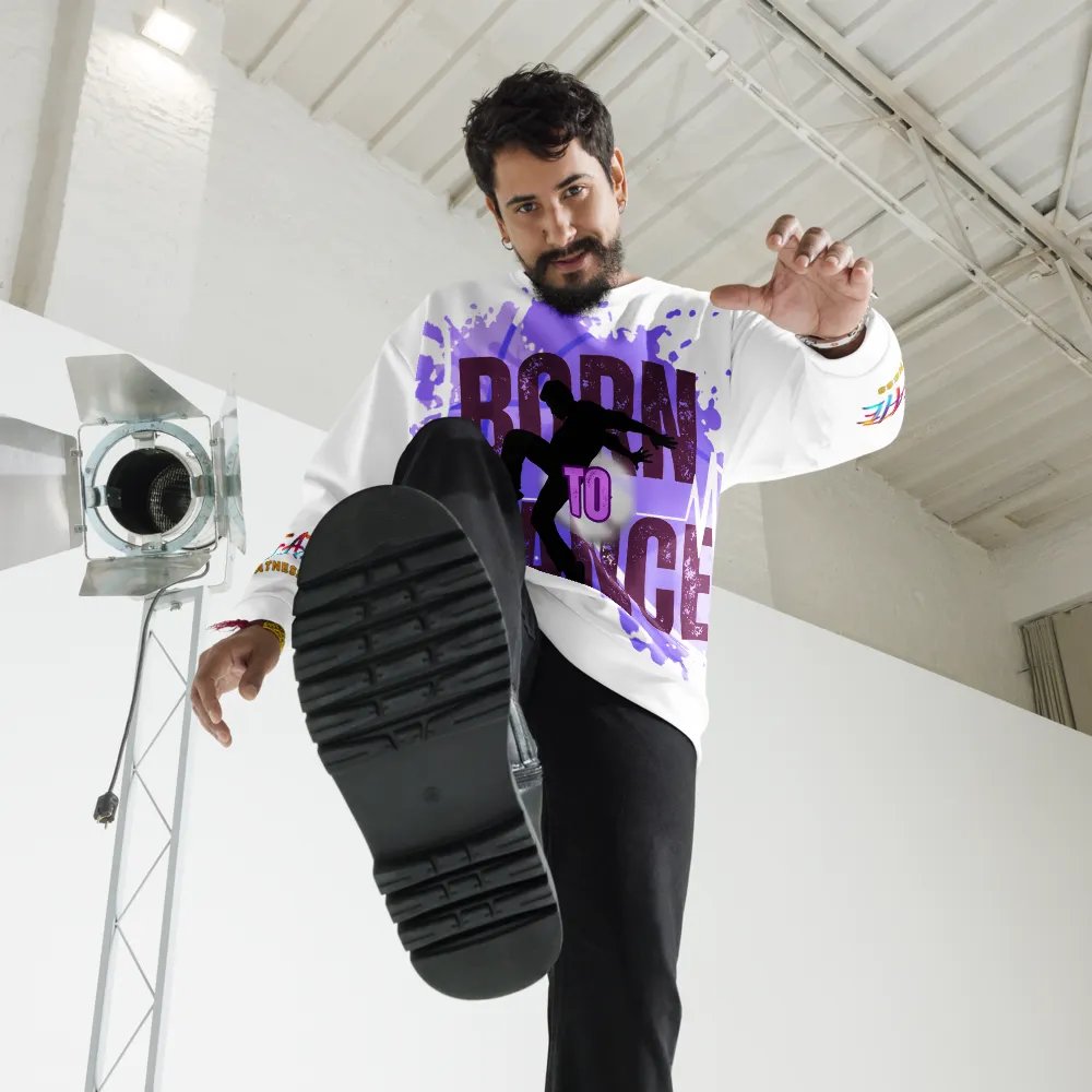 Born to Dance His Silhouette Vibrant Visionary All-Over Print Sweatshirt product image (9)