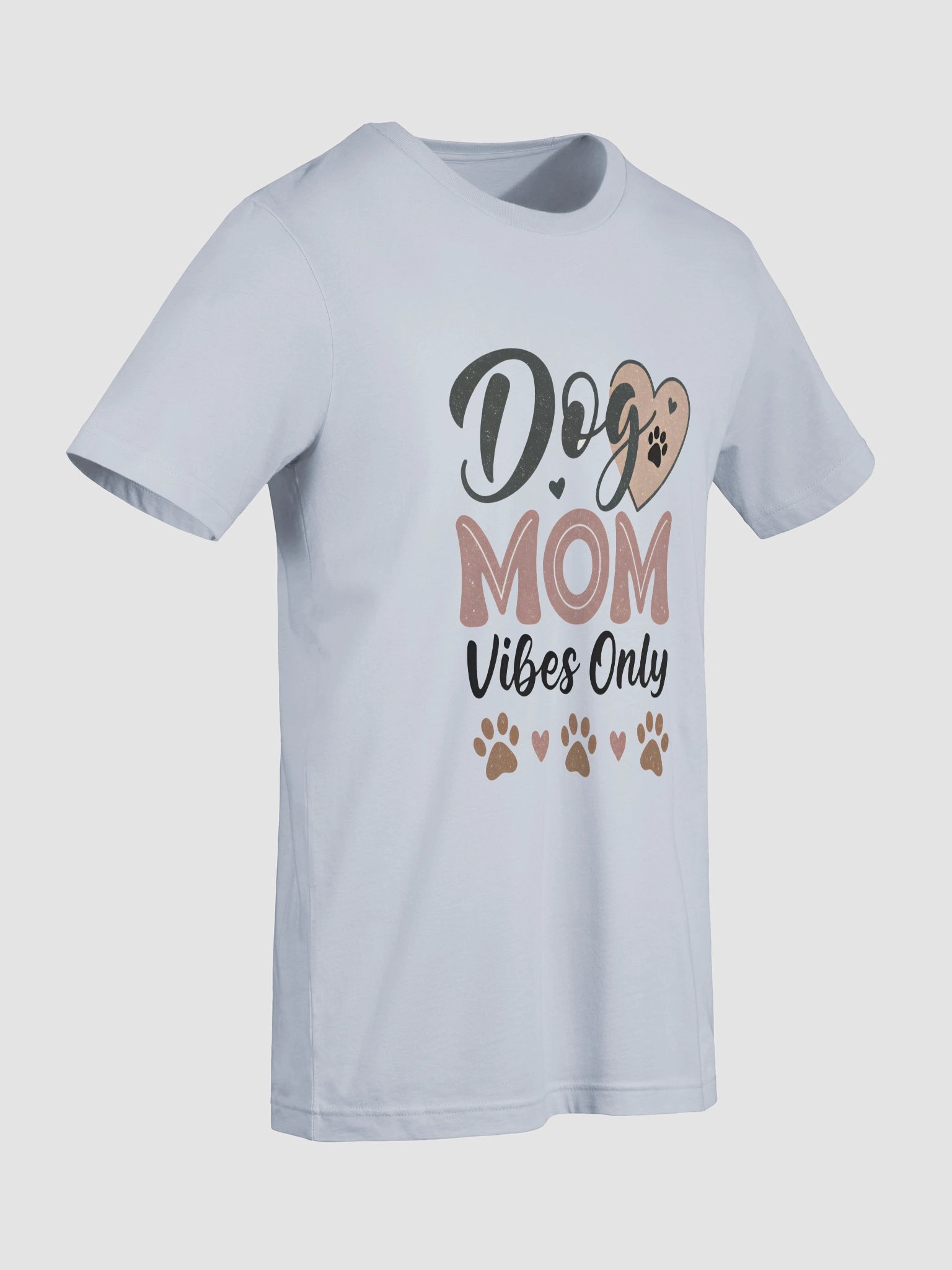 Dog Mom Vibes Only T-Shirt Design product image (81)