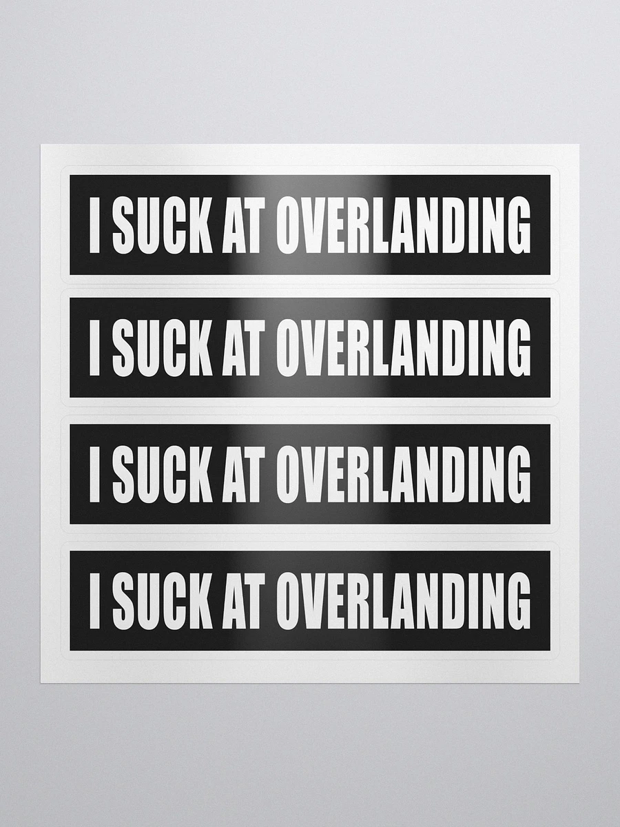 I SUCK AT OVERLANDING | Decal Sheet product image (1)