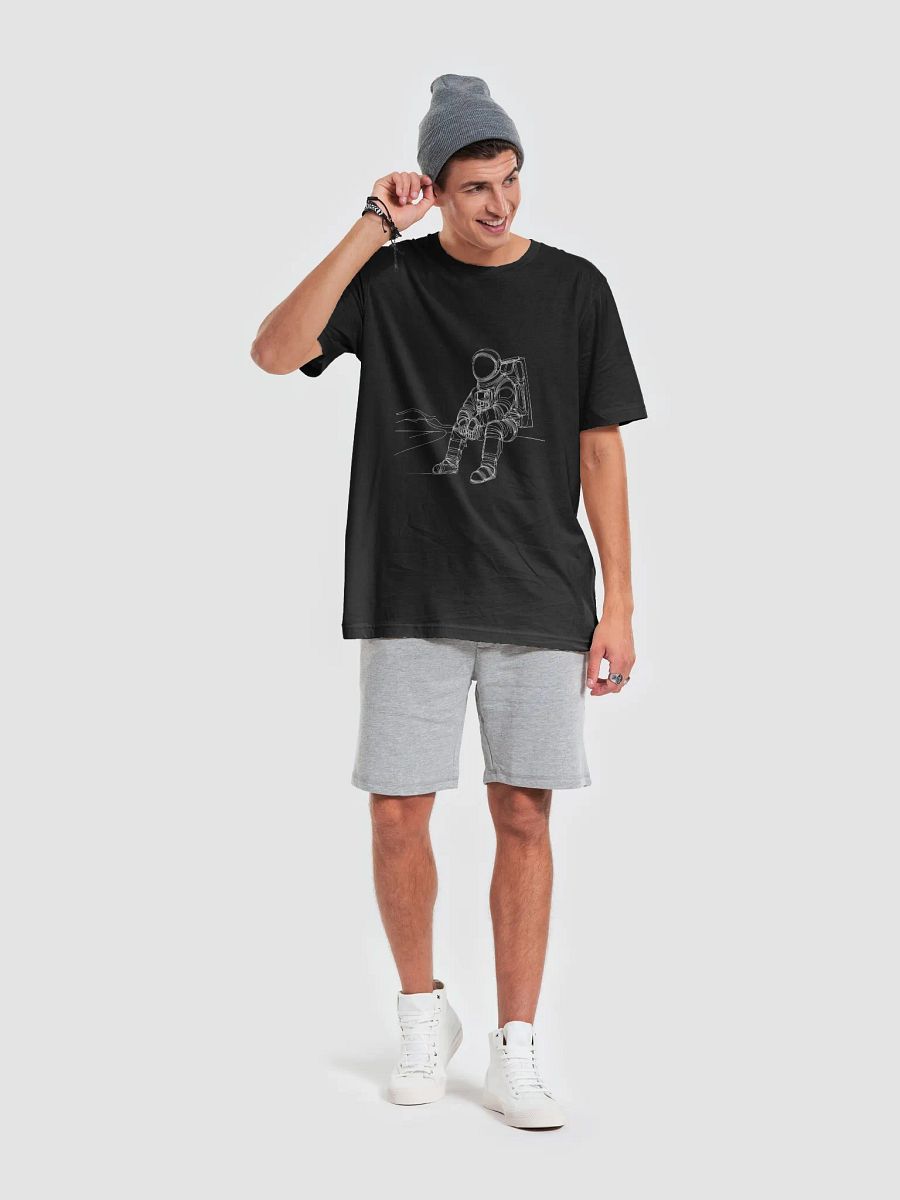 Galactic Explorers Line Art Astronaut T-Shirt product image (56)