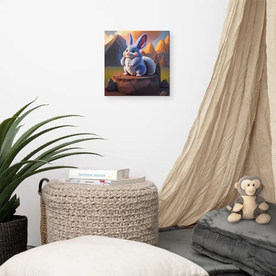 Endangered Species - Mexico - Volcano Rabbit Canvas Art product image (3)