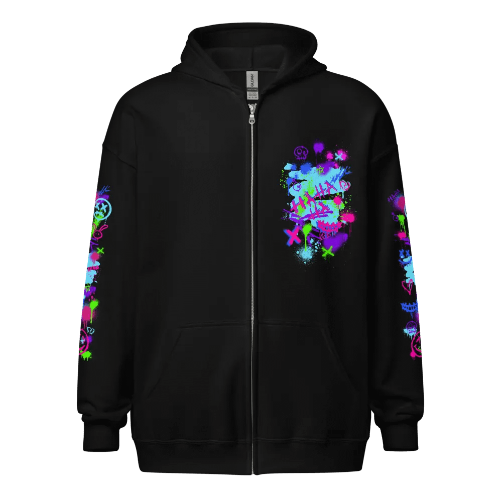 Grafitti Zip Up Hoodie product image (1)