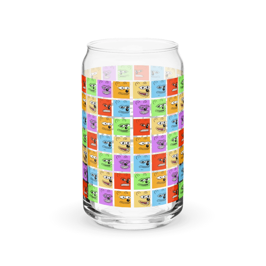 CTM Throwback Bear Tribute Can Glass product image (2)