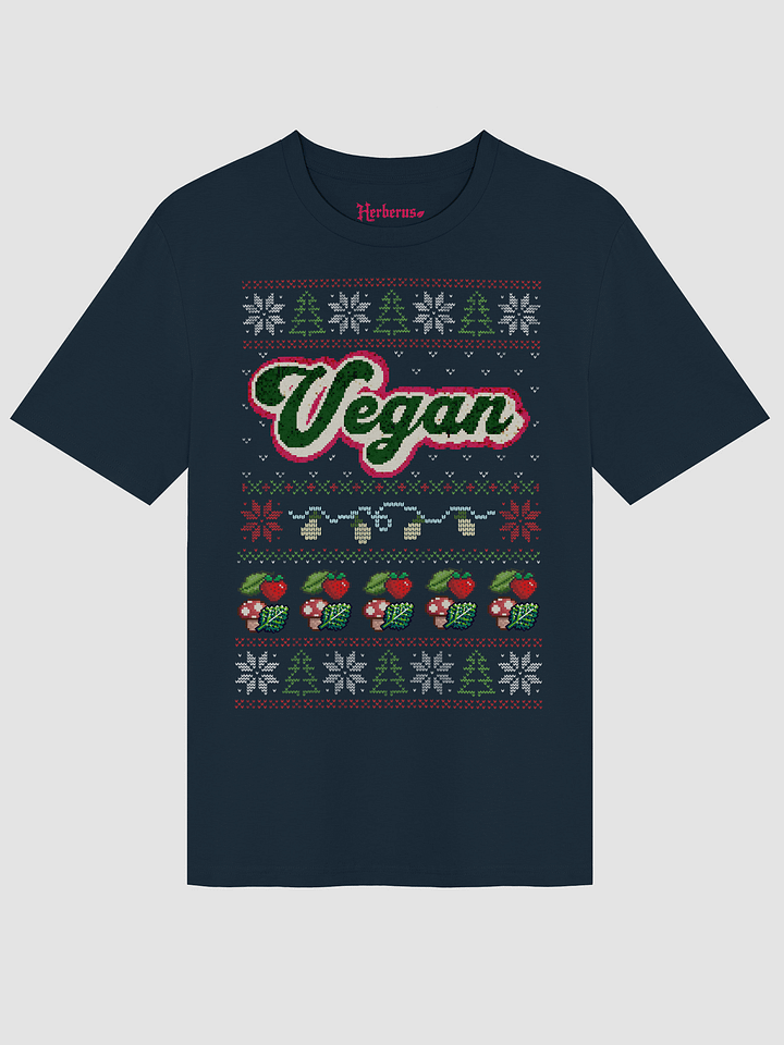 Retro Vegan Ugly Sweater Tee product image (1)