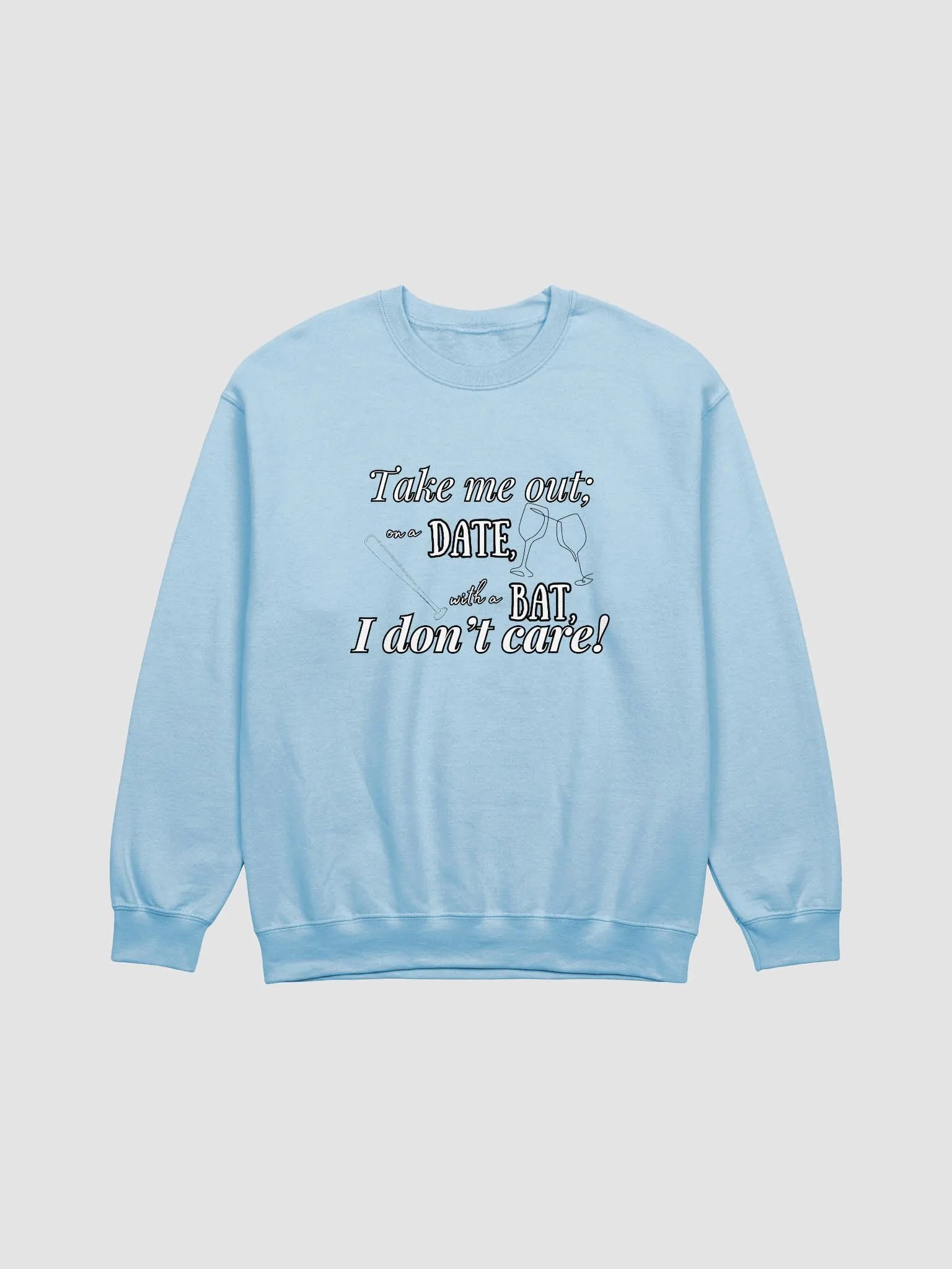 Take Me Out Crewneck Sweatshirt (Light) product image (3)