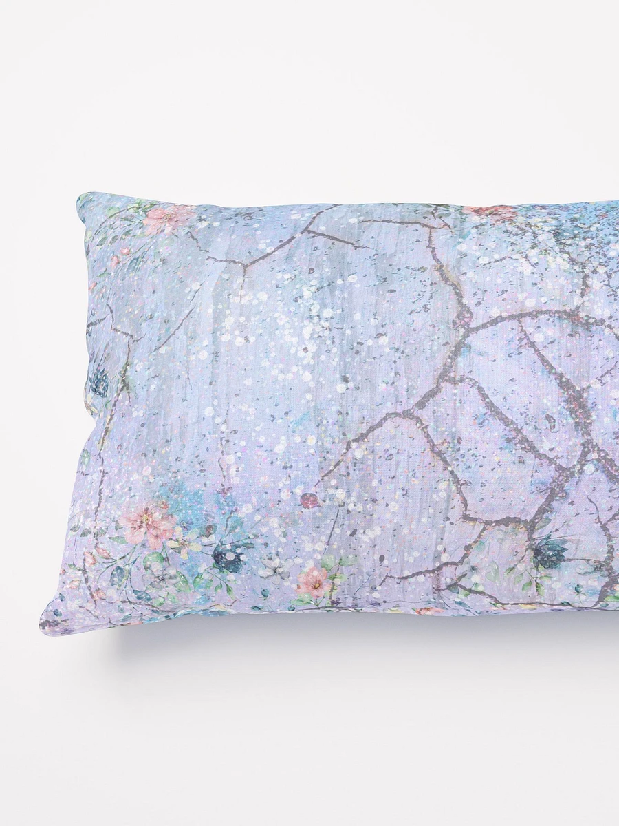 Pretty Grungy Floral Themed Pilow (blue-ish) product image (7)