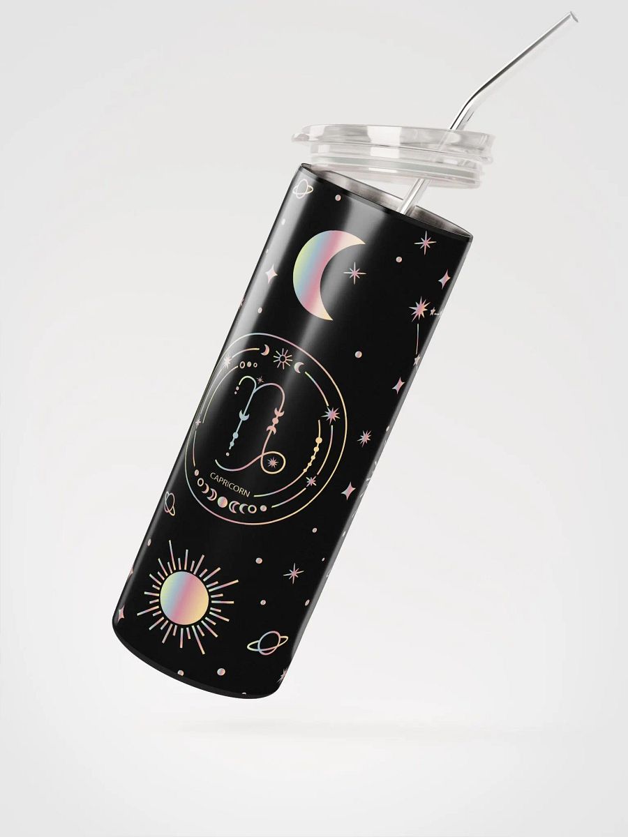 Celestial Capricorn Stainless Steel Tumbler: Embrace Zodiac Magic product image (2)