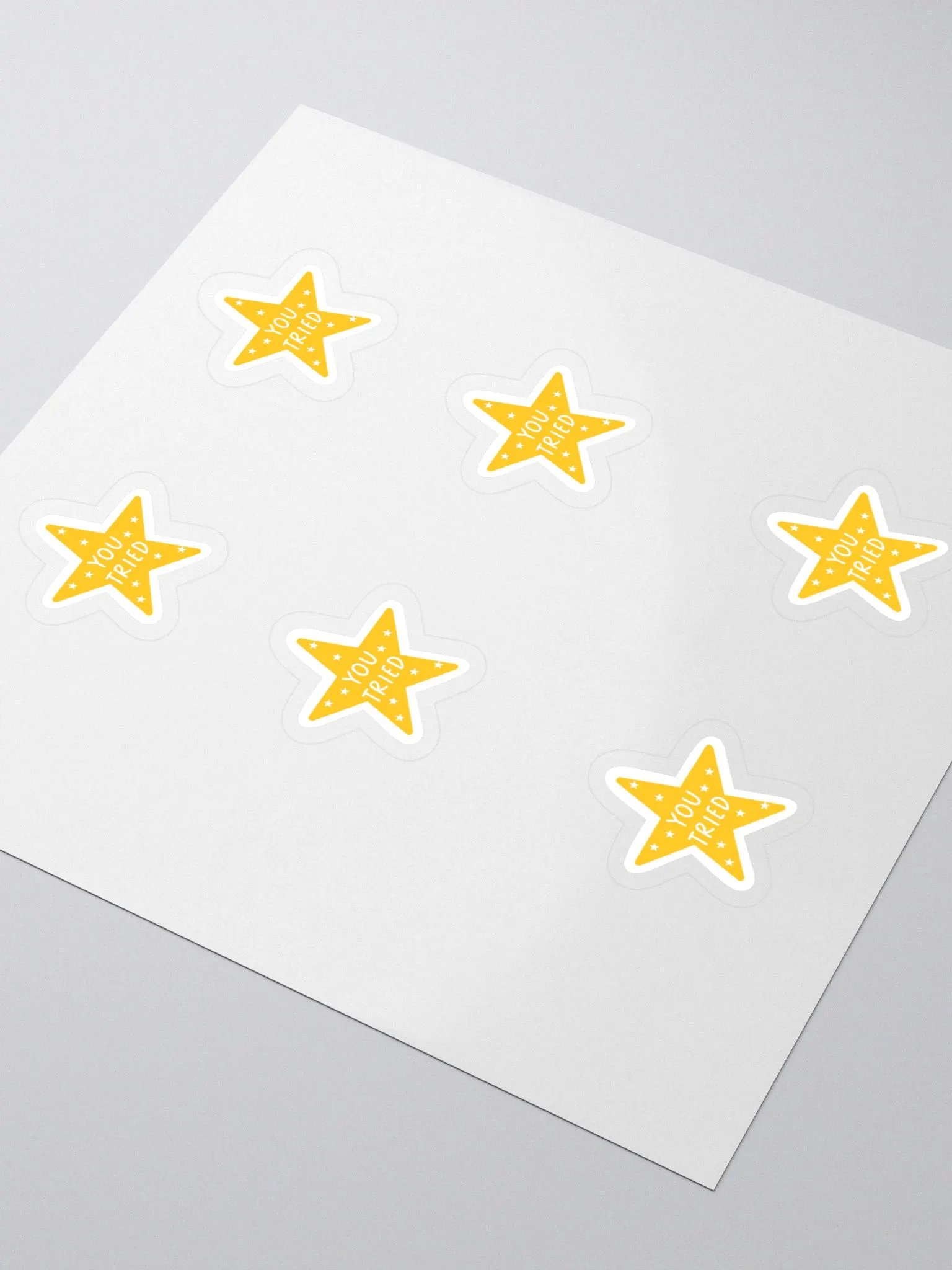 You Tried Sticker (MEDIUM Sheet) product image (3)