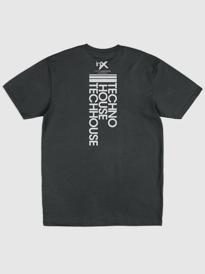 InfX (Infinite Xperiments Recordings) Techno, House, Tech House Genres Black T-Shirt product image (2)