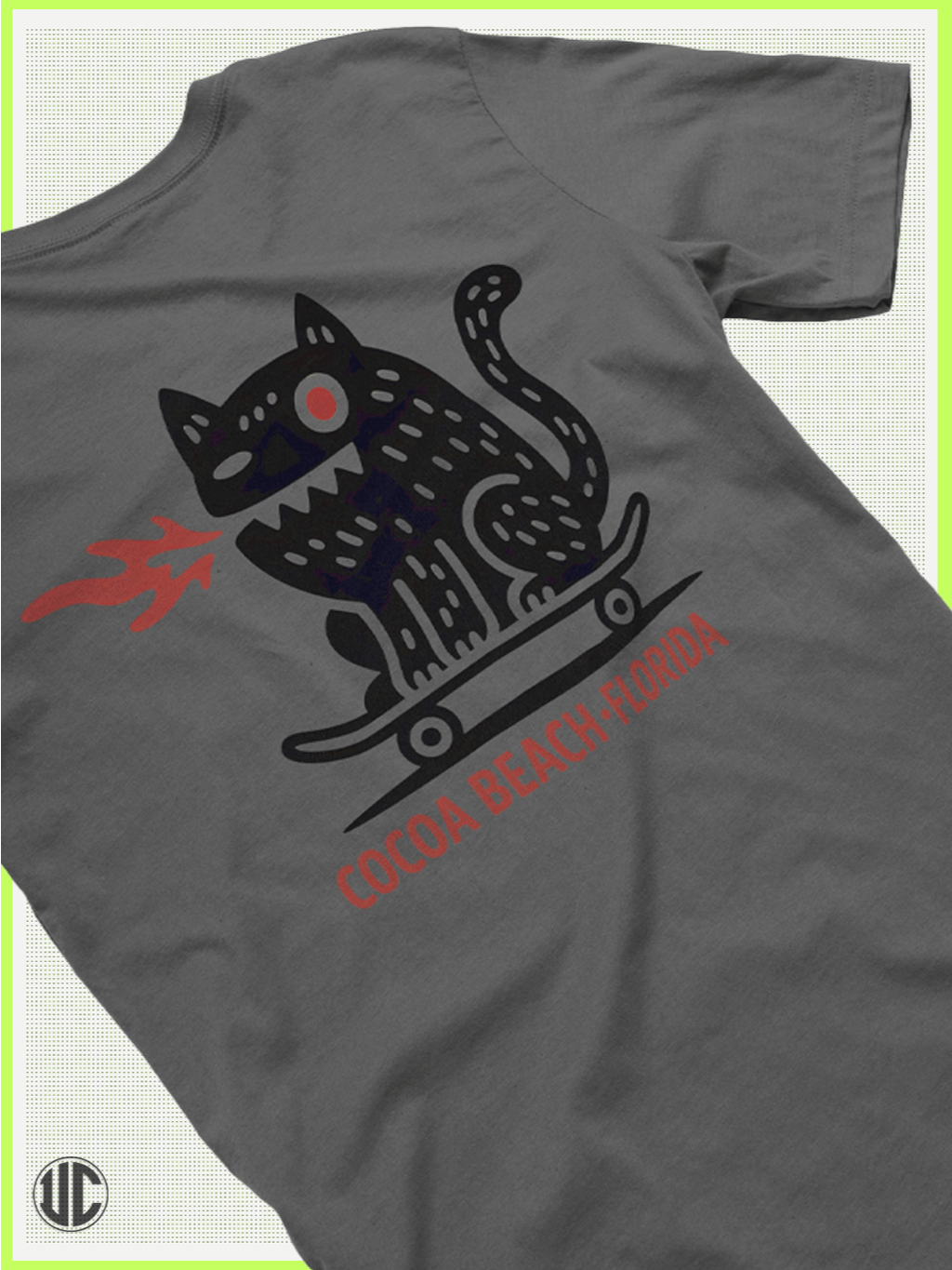 Cocoa Beach Skater T-Shirt – Streetwear Graphic Tee product image (88)