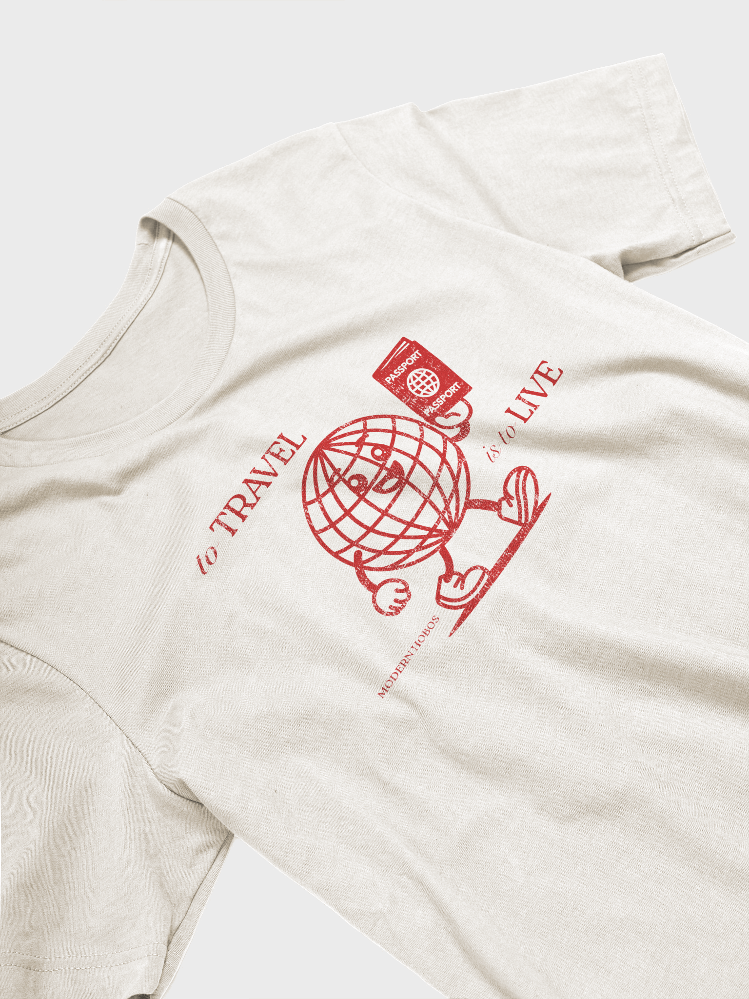 Happy World (Red) T-shirt product image (27)