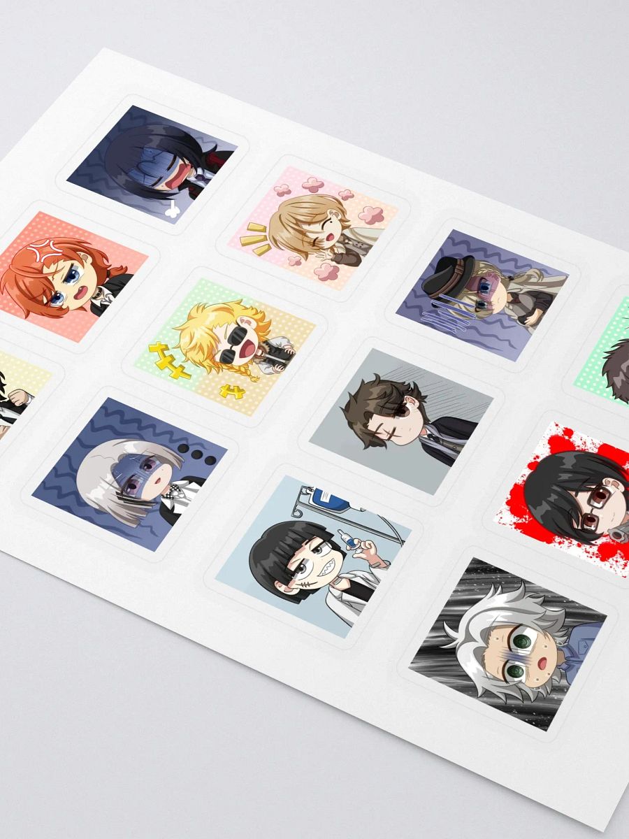 Bungo Stray dogs stormbringer Chibi Anime Character Sticker Sheet product image (2)