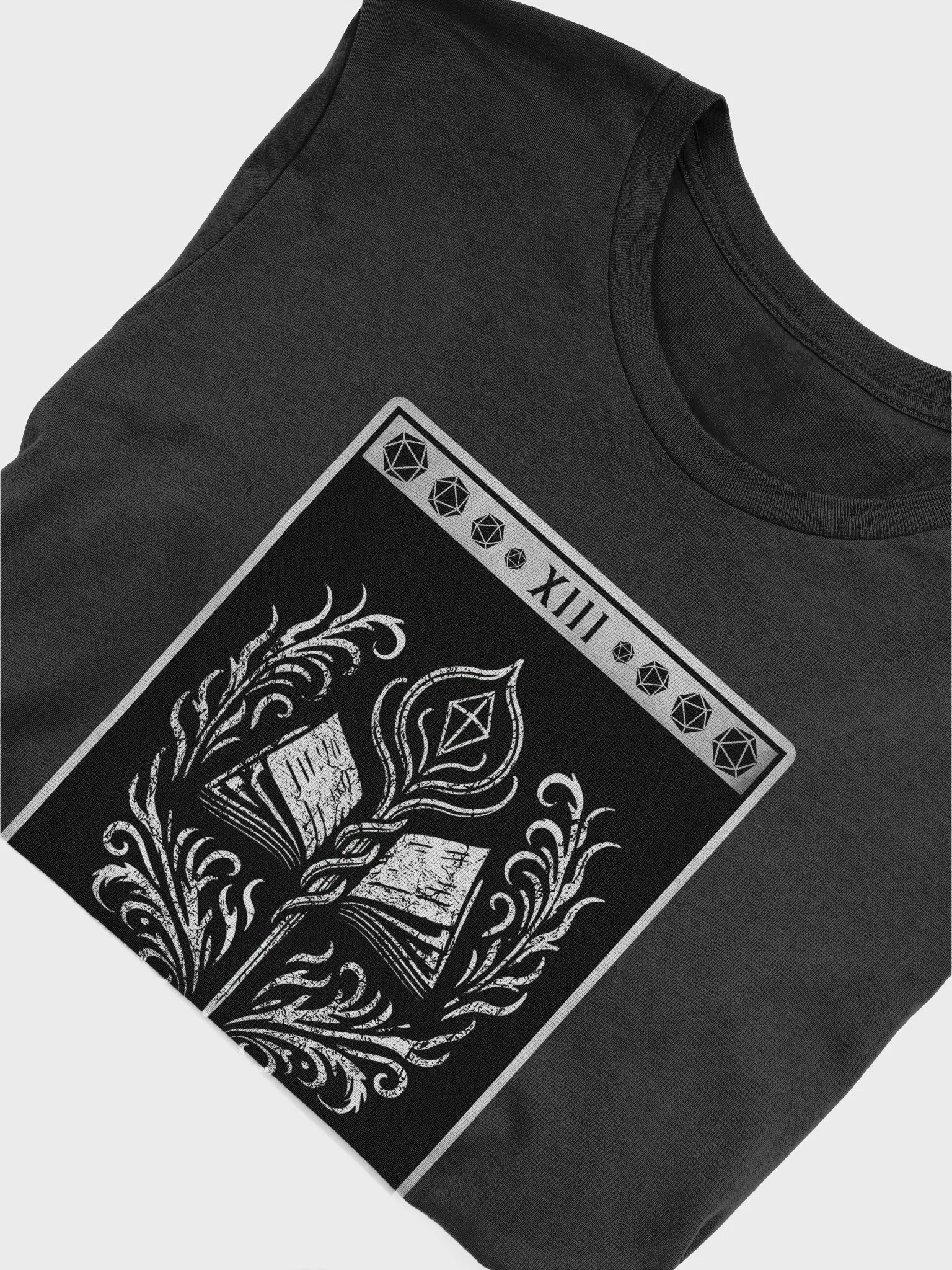 Wizard Shirt, Grunge Tarot-Inspired Roleplaying Class Symbol Tee product image (15)