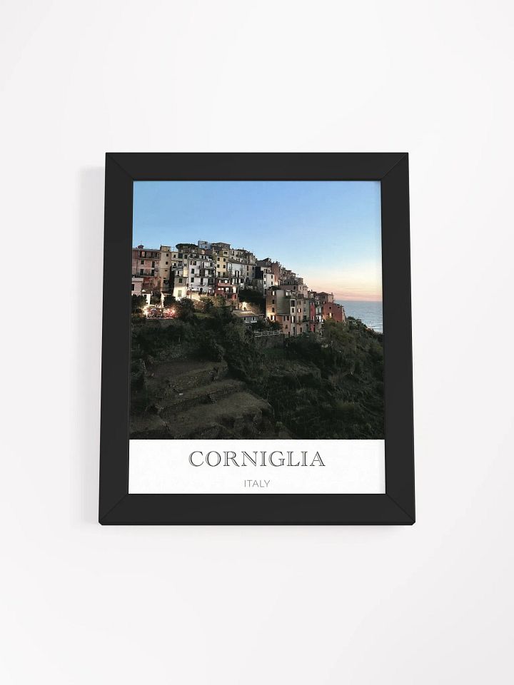 Corniglia Cinque Terre - Framed High-Quality Matte Poster product image (11)
