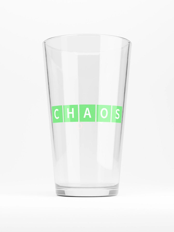 Chaos Pint Glass product image (2)