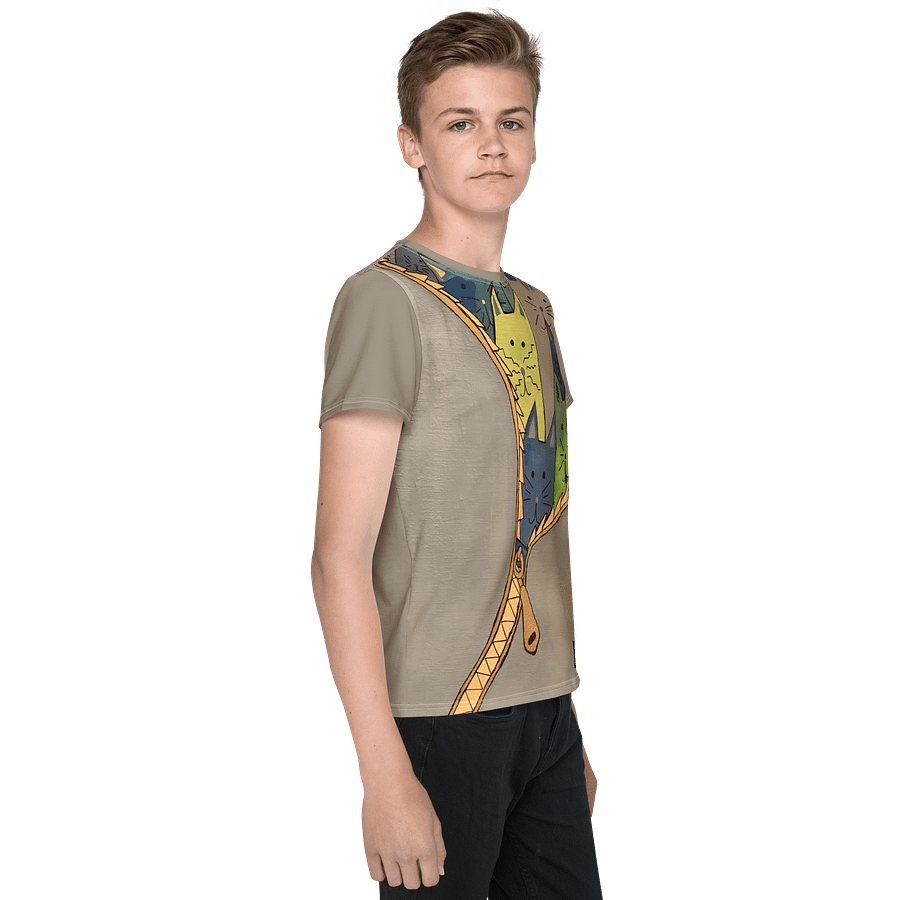 "Unleash The Cats" Youth Tee (Grey) product image (4)