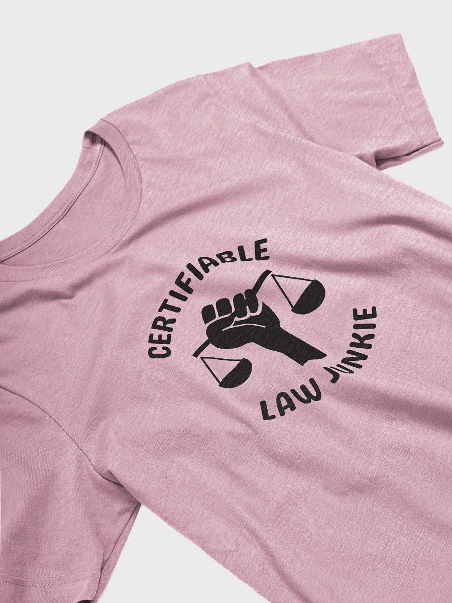 Certifiable Law Junkie Short Sleeve T-Shirt product image (6)