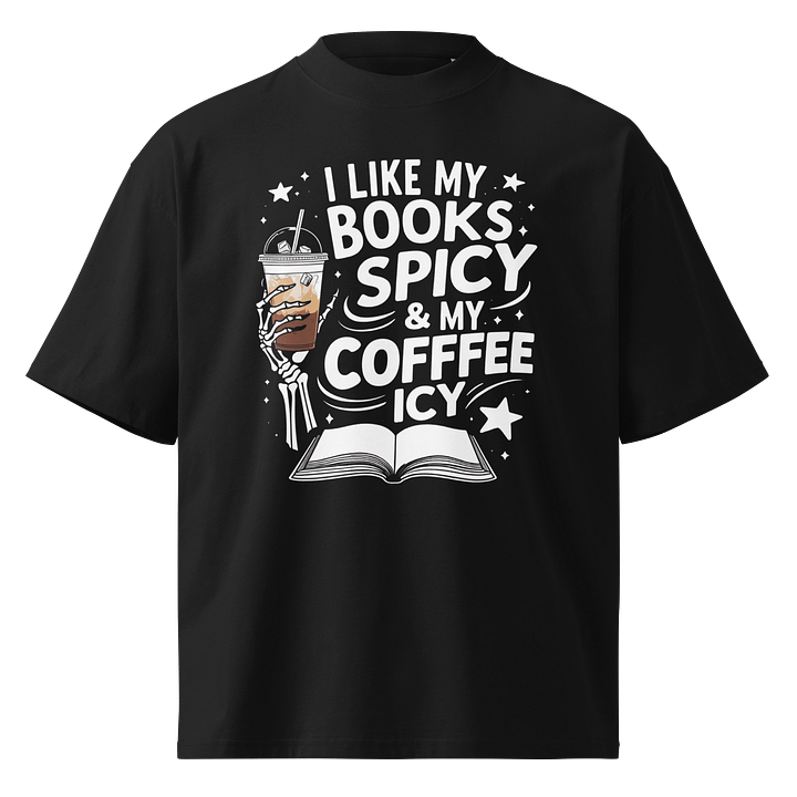 Spicy Books & Icy Coffee Organic Tee product image (1)