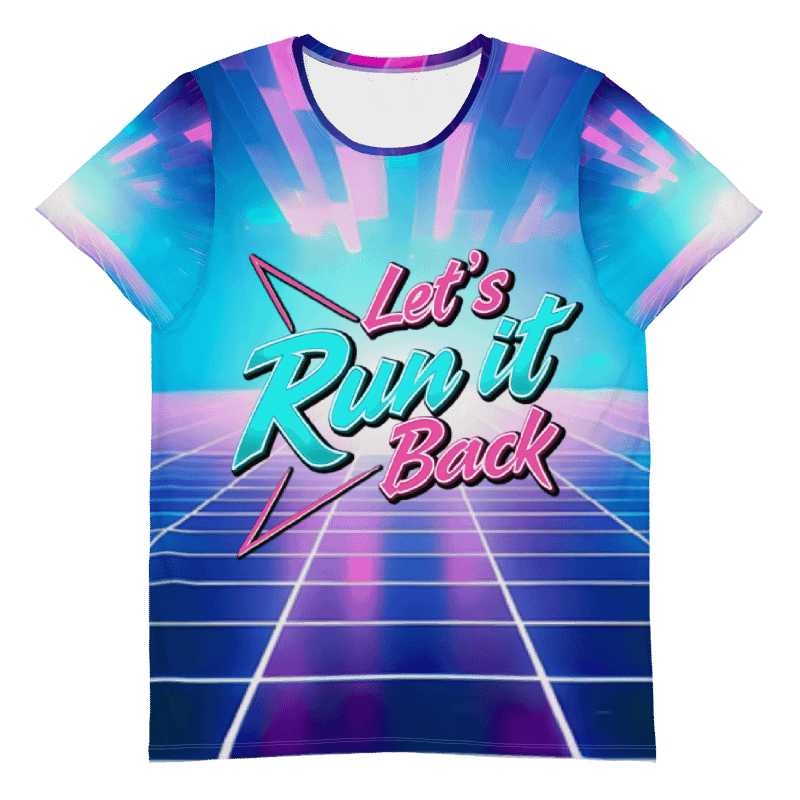 Revitalize Retro Vibes All-Over Print Tee