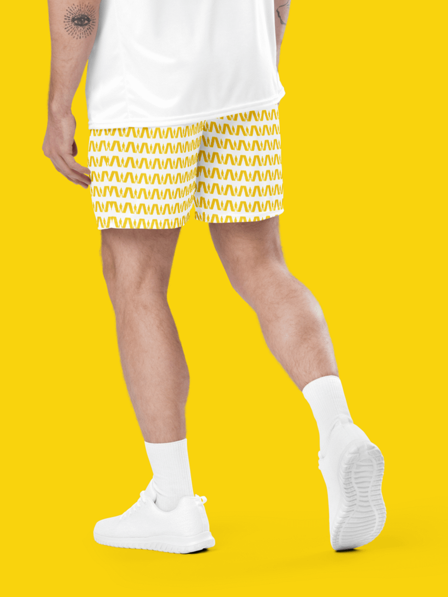 All-Over Print Recycled Unisex Mesh Shorts | WIL Style product image (4)