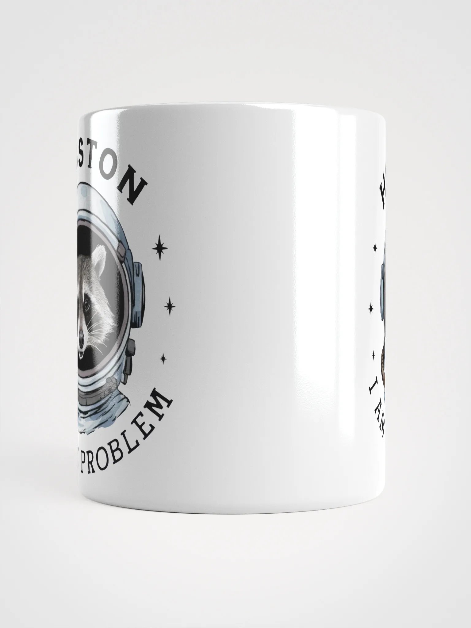 Astro Raccoon I Am the Problem Mug product image (15)