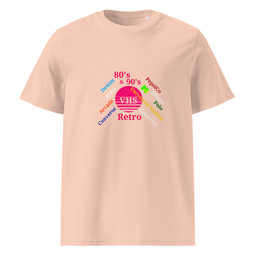 Retro VHS 80's & 90's Organic Cotton Tee product image (1)