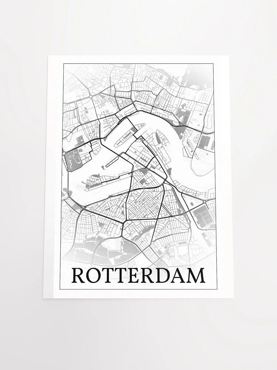 Rotterdam, Netherlands, city map print product image (18)