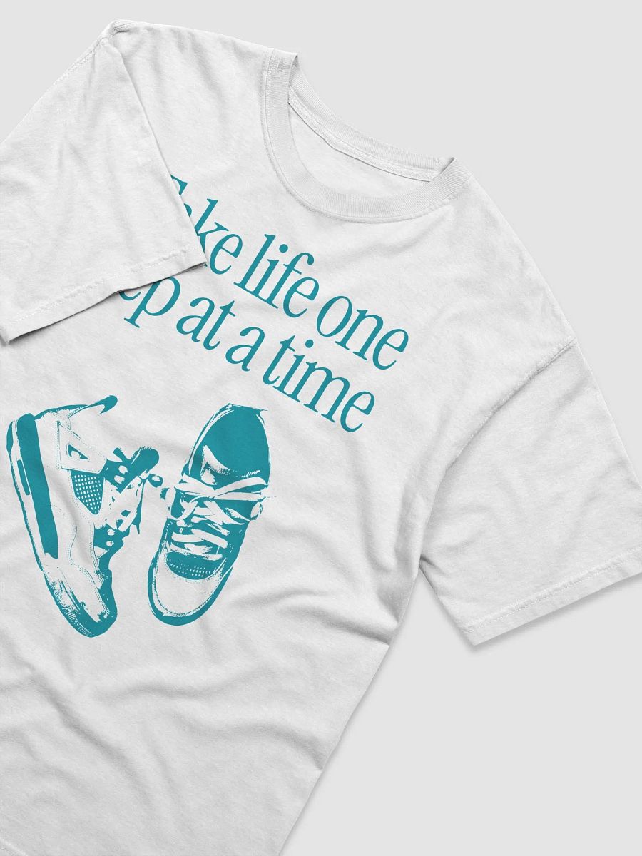 One Step at a Time Blue Sneaker T-Shirt product image (5)