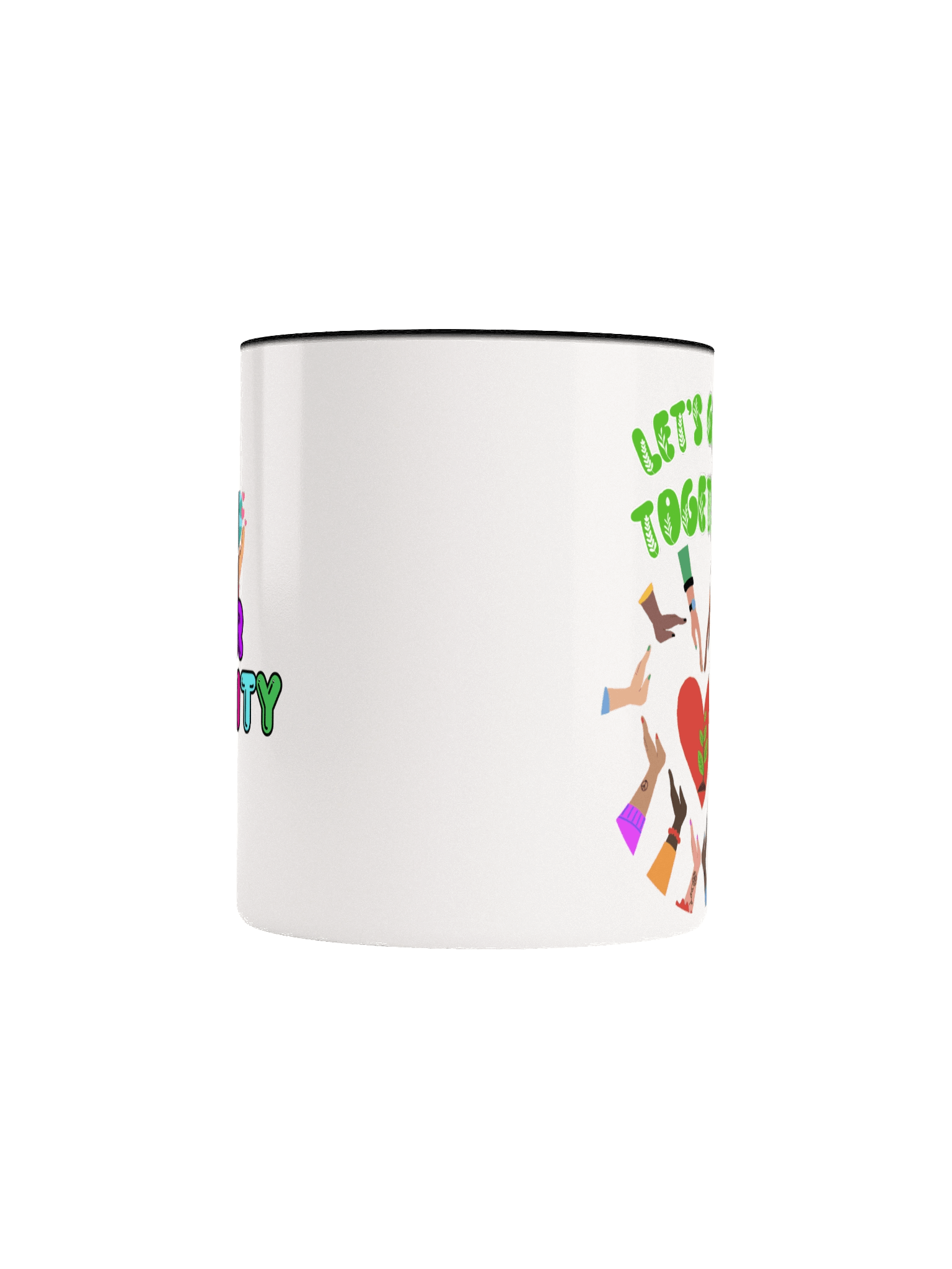 Shmall Streamer Grow Together Ceramic Mug with Color Inside product image (63)