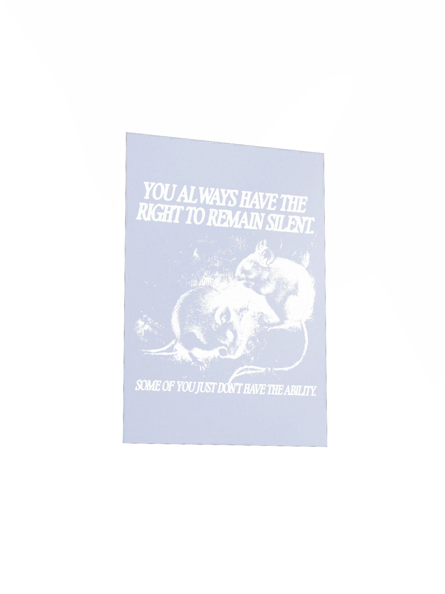 Remain Silent Poster product image (25)