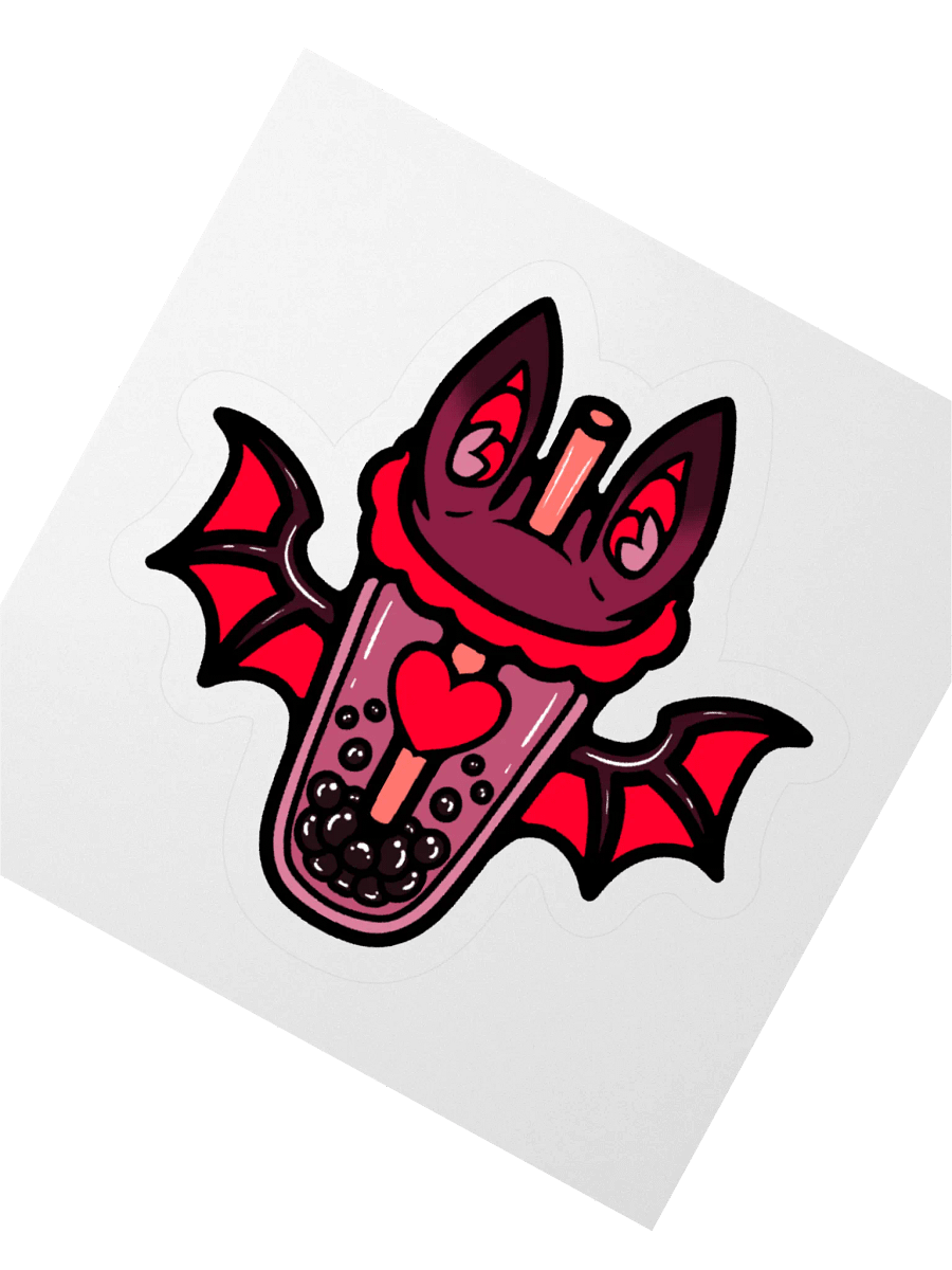 MatchaEXE Red Bobat Sticker product image (5)