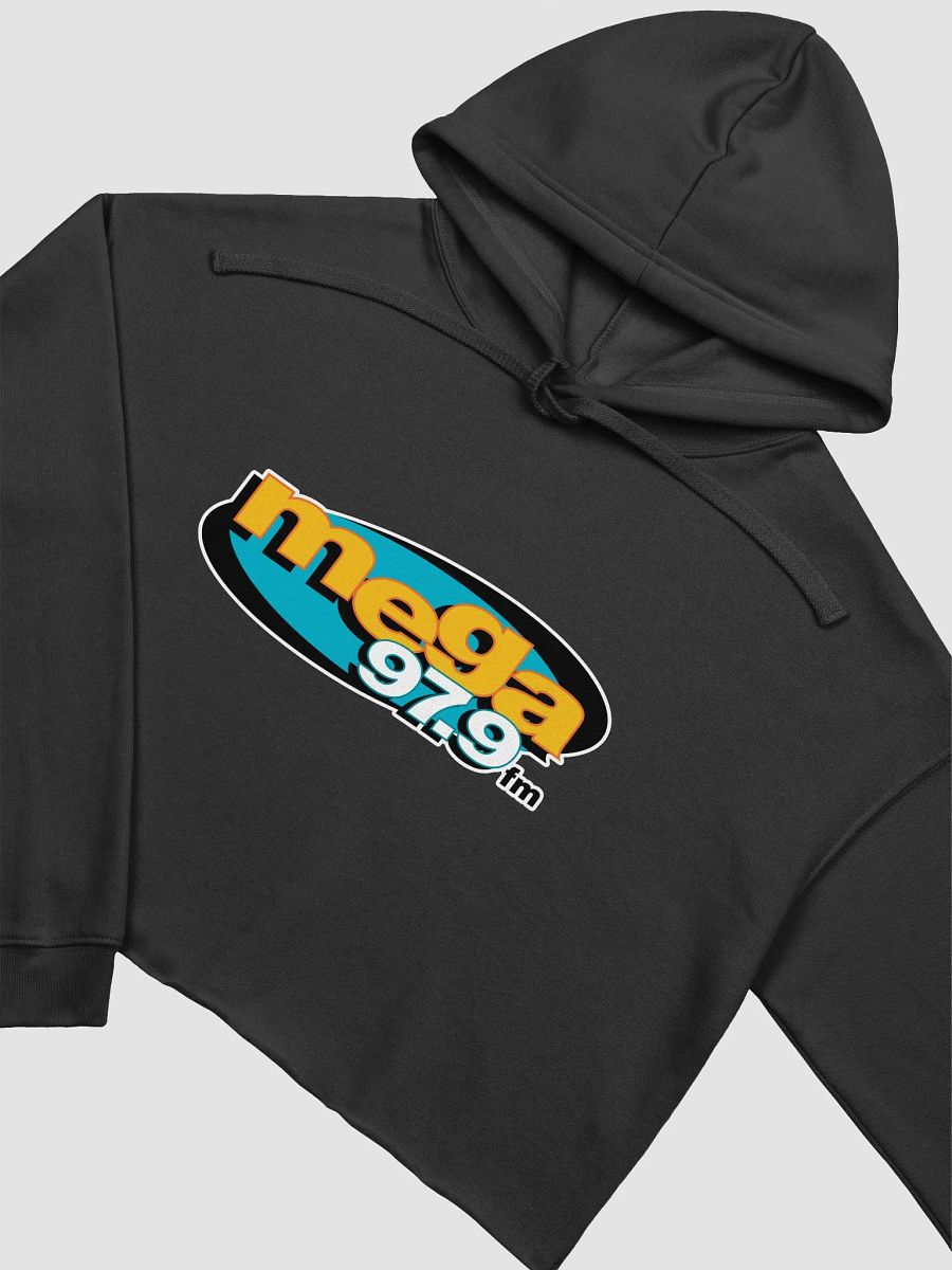 Mega 97.9 Women's Fleece Crop Hoodie product image (3)