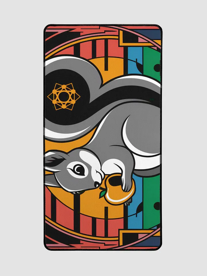 Desk Mat: Golden Apple Pooky with Sacred Geometry and Art Deco Border product image (2)
