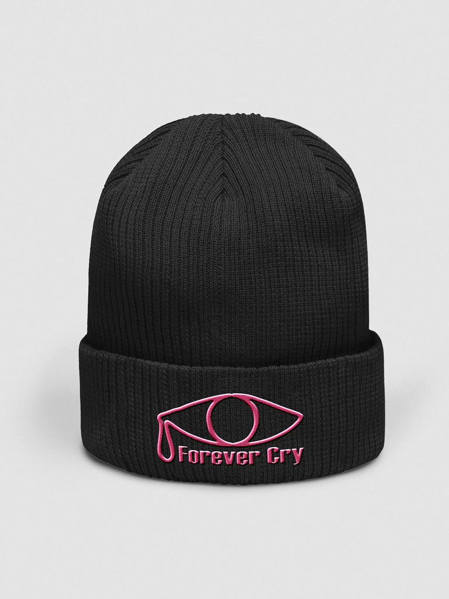 Forever Cry - Pink #1 - Beechfield Organic Ribbed Beanie product image (1)