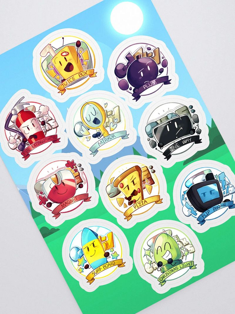 Epic Object Show Sticker Sheet