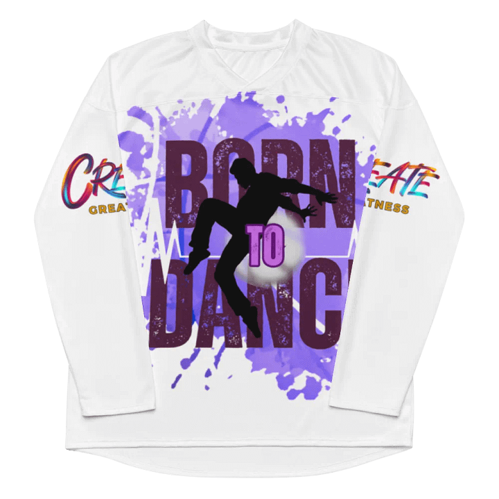 Dynamic Born to Dance His Silhouette Hockey Jersey product image (1)