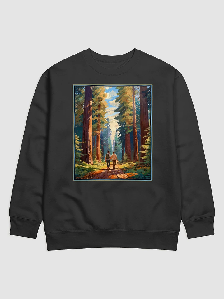 Seeing The Redwoods Together - Gay Couple Sweatshirt product image (6)